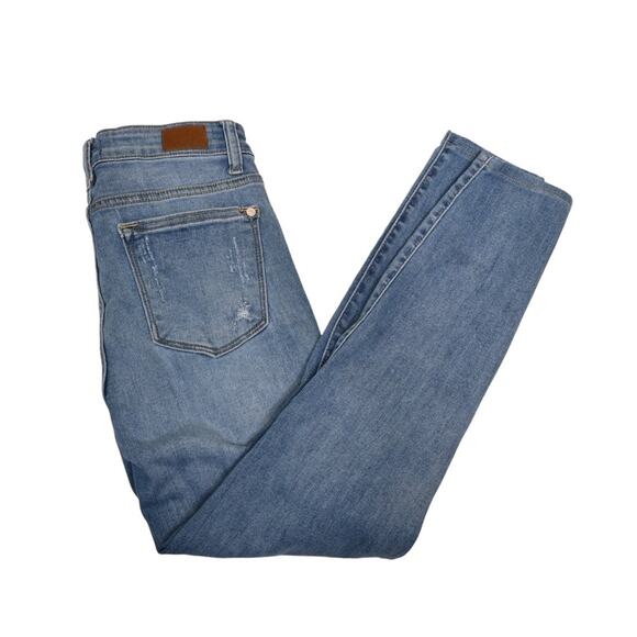 Judy Blue Womens 3/26 Skinny Fit Distressed Jeans - Picture 3 of 11